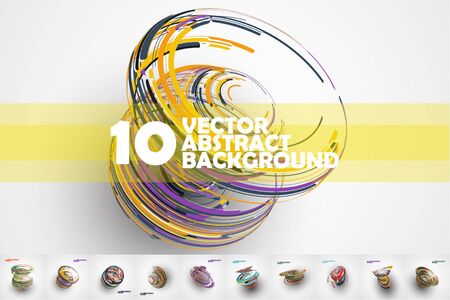 Futuristic abstract shape illustration, technology vector backgroundのイラスト素材