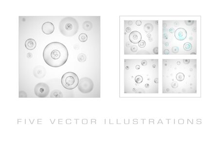 Science background with cells. Graphic concept for your designのイラスト素材