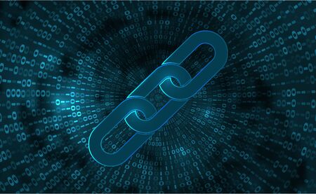 Abstract digital code visualization. Big data code representation. Stream of encoded data....