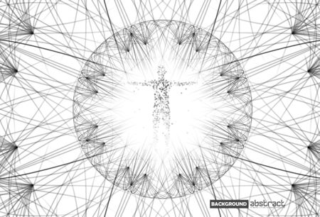 Abstract technology background. Digital innovation concept for your design.のイラスト素材