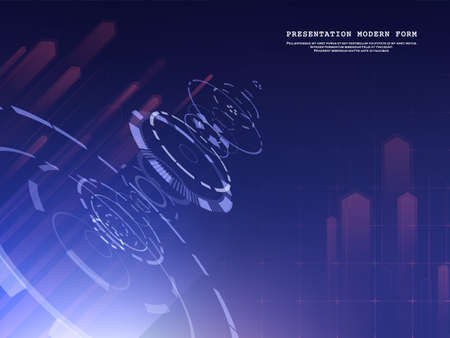 Abstract technology background. Digital innovation concept for your design.のイラスト素材
