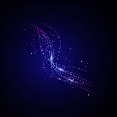 Magic futuristic light effect. Creative dynamic illustration. Graphic concept for your designのイラスト素材