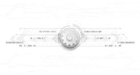 Abstract technology background. Various technology elements. Graphic concept for your design.のイラスト素材