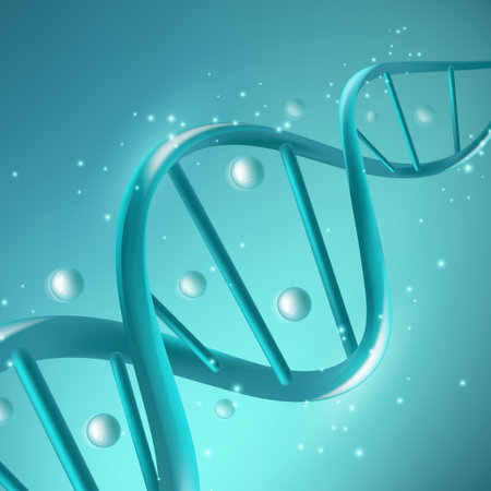 Science template for your design. DNA concept structure illustrationの写真素材