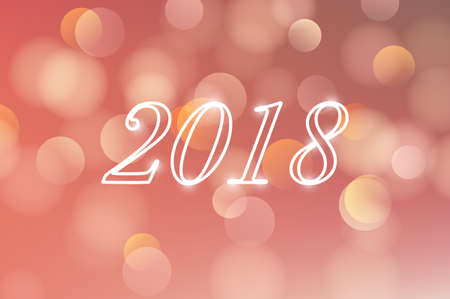 Happy New Year background, lens flare pattern and lights elements