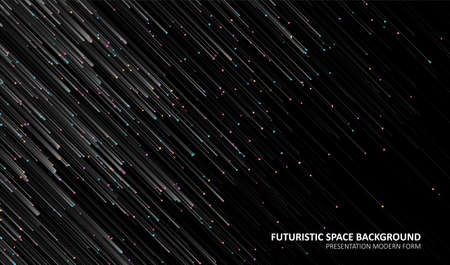 Abstract modern lines. Black gradient shapes. Graphic concept for your designのイラスト素材