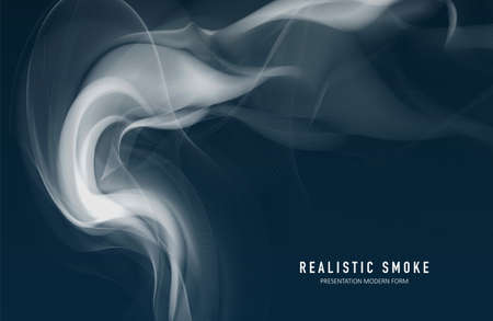 Realistic smoke background. Abstract magical composition. Graphic concept for your designのイラスト素材