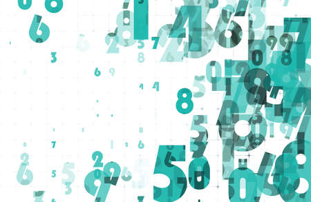 Digital code background, abstract technology illustration. Data transfer concepts in internet. Graphic concept for your design.のイラスト素材