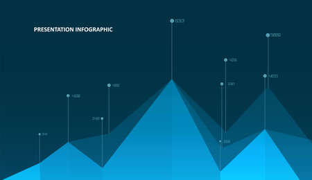 Abstract infographics visualization. Futuristic network or business analytics. Graphic concept for...