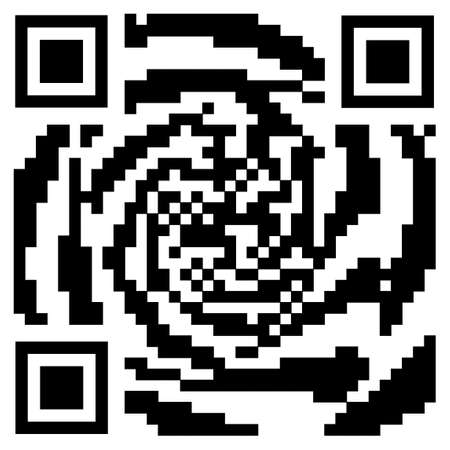 QR code for scanning a smartphone. Digital innovation concept for your design.のイラスト素材