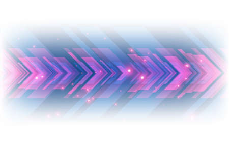 Abstract colorful arrows. Digital innovation concept for your design.のイラスト素材