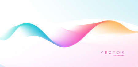 abstract wave lines. Liquid color shapes. Graphic concept for your designのイラスト素材