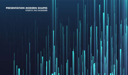 Lines composed of glowing background. Abstract modern lines. Cool gradient shapes. Graphic concept for your designのイラスト素材