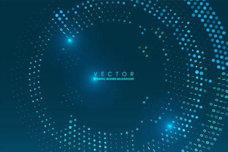 Abstract big data visualization. Big data code representation. Futuristic network or business analytics. Graphic concept for your designのイラスト素材