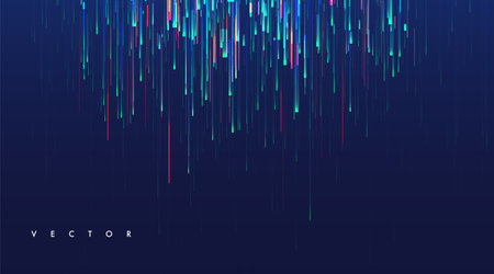 Glowing lines on blue background. Abstract modern lines. Cool gradient shapes. Graphic concept for your designのイラスト素材