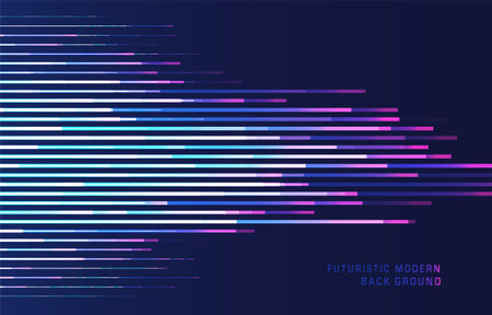 Lines composed of glowing background. Abstract modern lines. Cool gradient shapes. Graphic concept for your designのイラスト素材