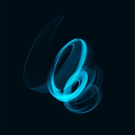abstract wave lines. Liquid curve shapes. Graphic concept for your designのイラスト素材
