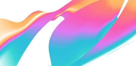 abstract wave lines. Liquid color shapes. Graphic concept for your designのイラスト素材