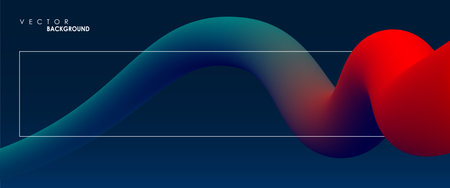 Liquid color shapes. Abstract colorful curve line. Graphic concept for your designのイラスト素材
