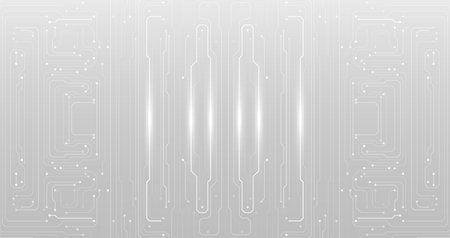 Abstract futuristic circuit board background. Hi-tech Illustration of digital technology. Graphic concept for your design.のイラスト素材