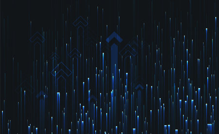 Abstract speed movement of arrows. Graphic concept for your design.のイラスト素材