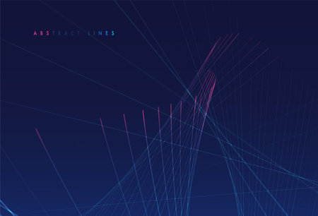 Abstract colored dynamic waves. Modern abstract cover. colorful curve lines. Graphic concept for your designのイラスト素材