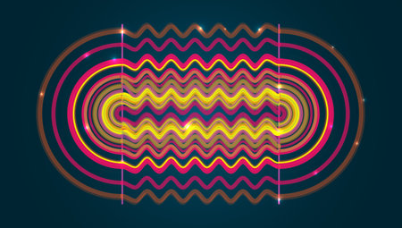 Abstract technology visualization. Innovation digital lines. Graphic concept for your design