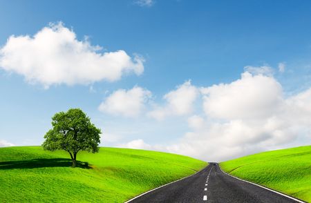 Road aheadの写真素材