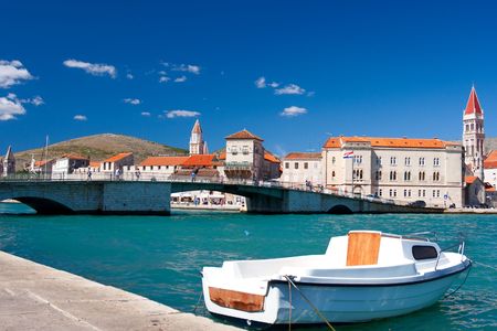Postcard from Trogir, Croatiaの写真素材