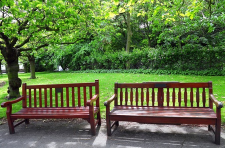 Park in the cityの写真素材