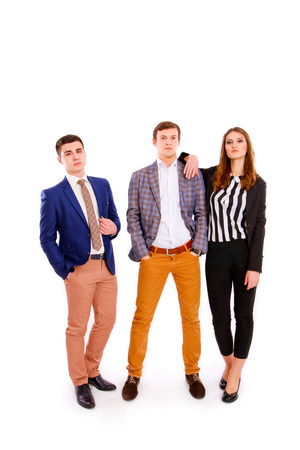 Group of business people isolatedの写真素材