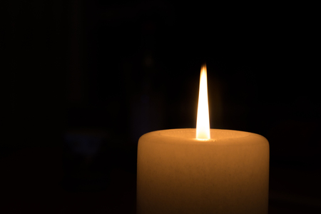 Burning candleの写真素材