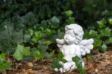 White angel figureの写真素材