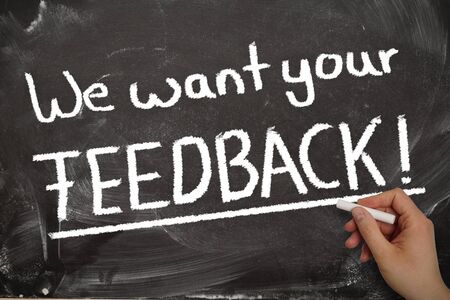 We want your feedback