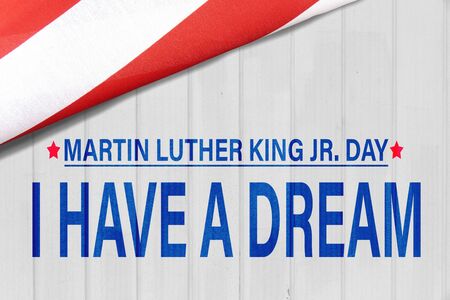 Happy Martin Luther King Day Backgroundの写真素材