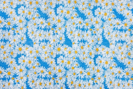 daisy quilted fabric photo shoot as backgroundの写真素材