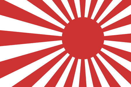 Vector image of the Japanese flag as a background.のイラスト素材