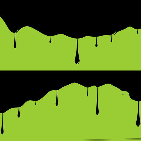 different kinds drop of color on backgroundのイラスト素材