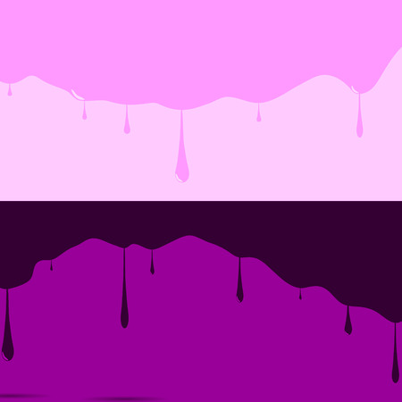 different kinds drop of color on backgroundのイラスト素材