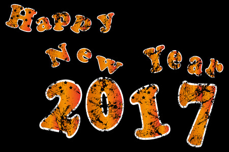 Vector illustration of a happy new yearのイラスト素材