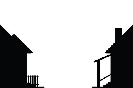 Vector silhouete of woman´s face on white background. Symbol of girl, pretty, nice, fashion, hair, people, person.のイラスト素材