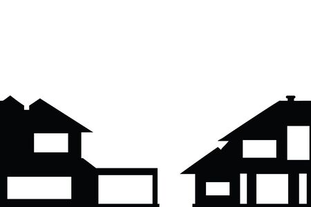 Vector silhouete of woman´s face on white background. Symbol of girl, pretty, nice, fashion, hair, people, person.のイラスト素材