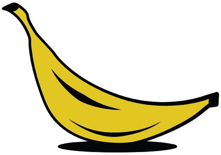 banana vector illustrationのイラスト素材
