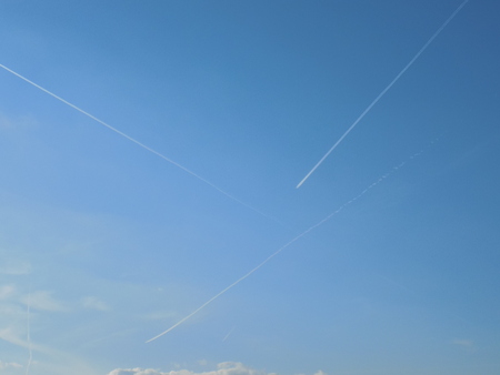Chemtrailsの写真素材