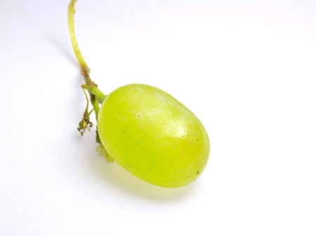 Isolated grapes berry on white backgroundの写真素材