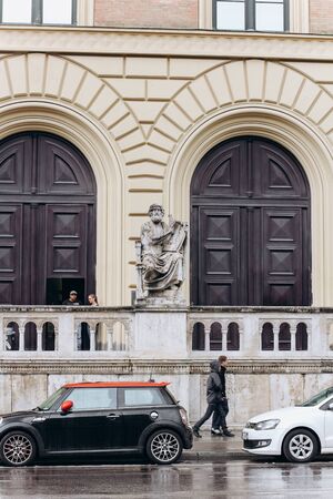 Germany, Munich - September 01, 2013. Photo of Monument im Munich.のeditorial素材