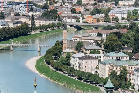 Germany, Munich - September 03, 2013. Beautiful Bavarian village on a sunriseのeditorial素材