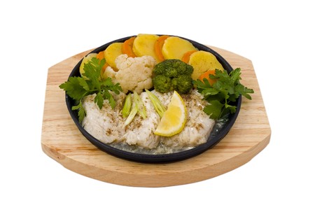 Photo of meat with a mushroomsの写真素材