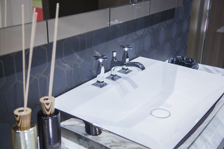 Photo washbasin in the bathroom