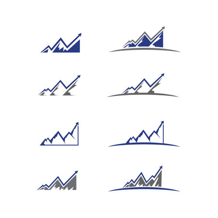 Business Finance professional logo template vector icon illustration designの写真素材